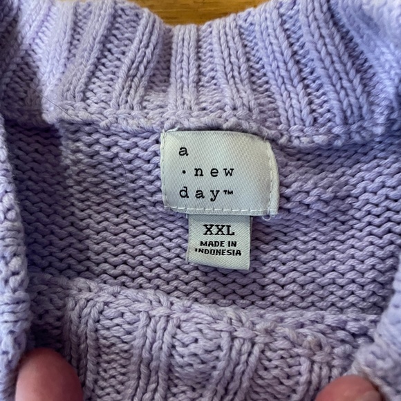 a new day Lavender Crew Neck Sweater - Picture 4 of 6
